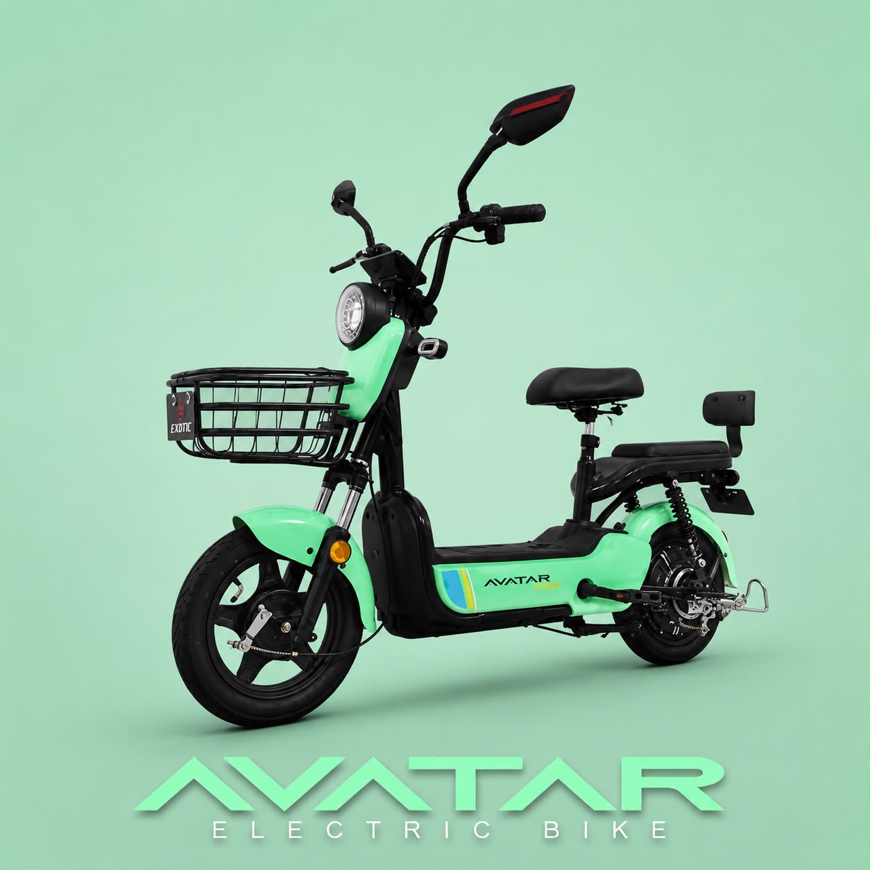 Sepeda listrik EXOYIC AVATAR di showroom Lumajang