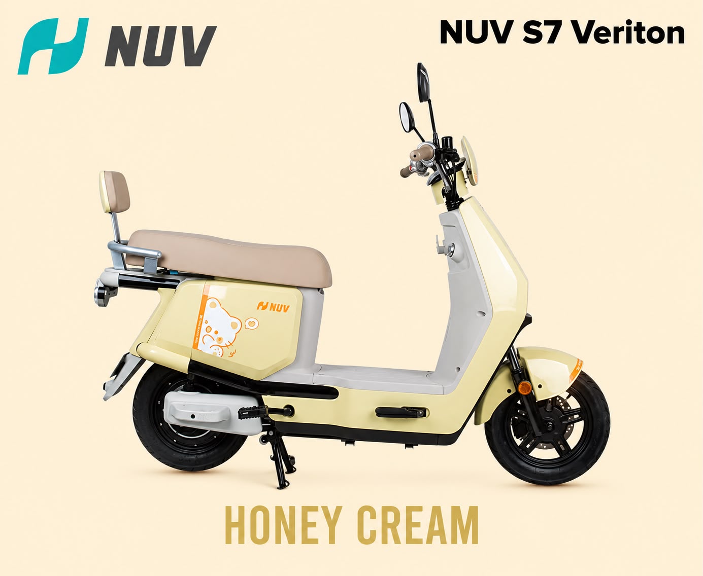 Sepeda listrik NUV VERITON S7 di showroom Lumajang