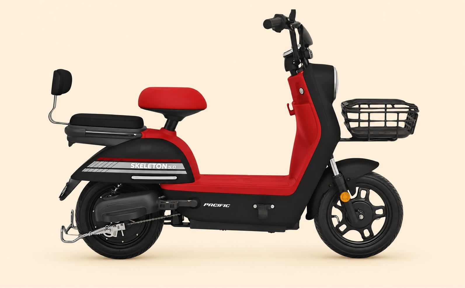 Sepeda listrik PACIFIC SKELETON 5.0 di showroom Lumajang