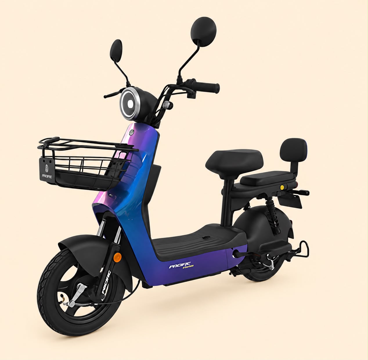 Sepeda listrik PACIFIC VERTEX di showroom Lumajang