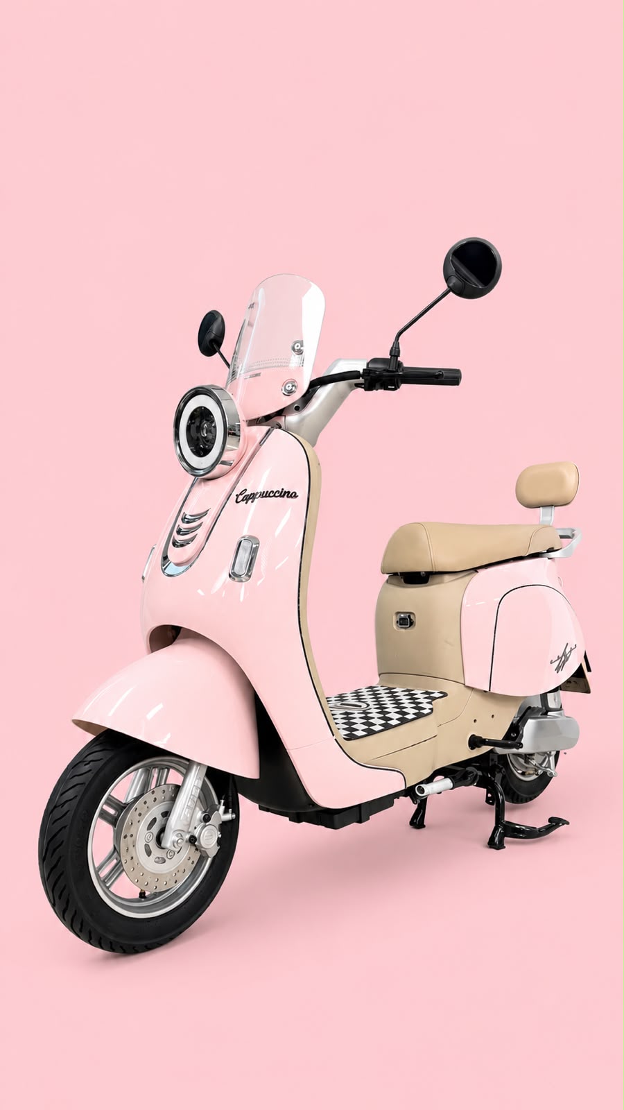 Sepeda listrik SAIGE CAPPUCINO di showroom Lumajang